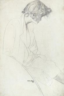 girl seated