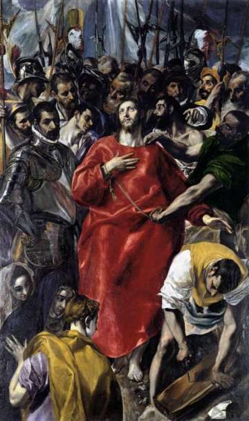 el expolio de cristo El Greco