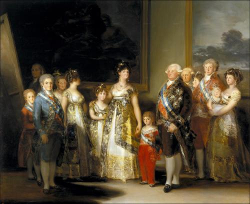 la_familia_de_carlos iv de Goya