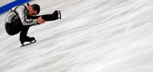 Fernandez of Spain performs the Men Free Skating at the ISU European Figure Skating Championships in Budapest