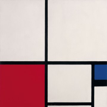 composicion mondrian