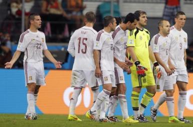 la seleccion española pierde ante Holanda